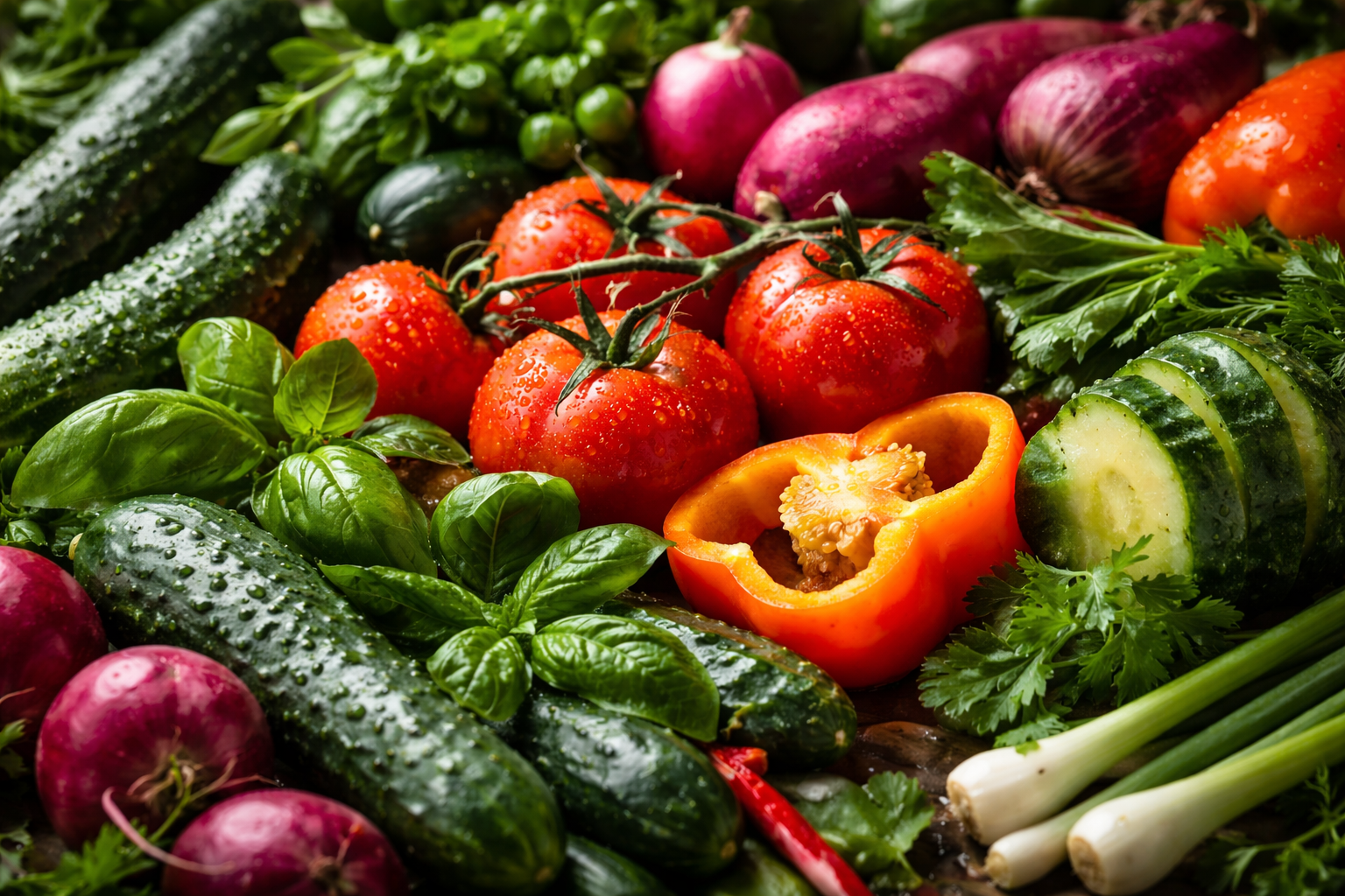 Овочі та зелень